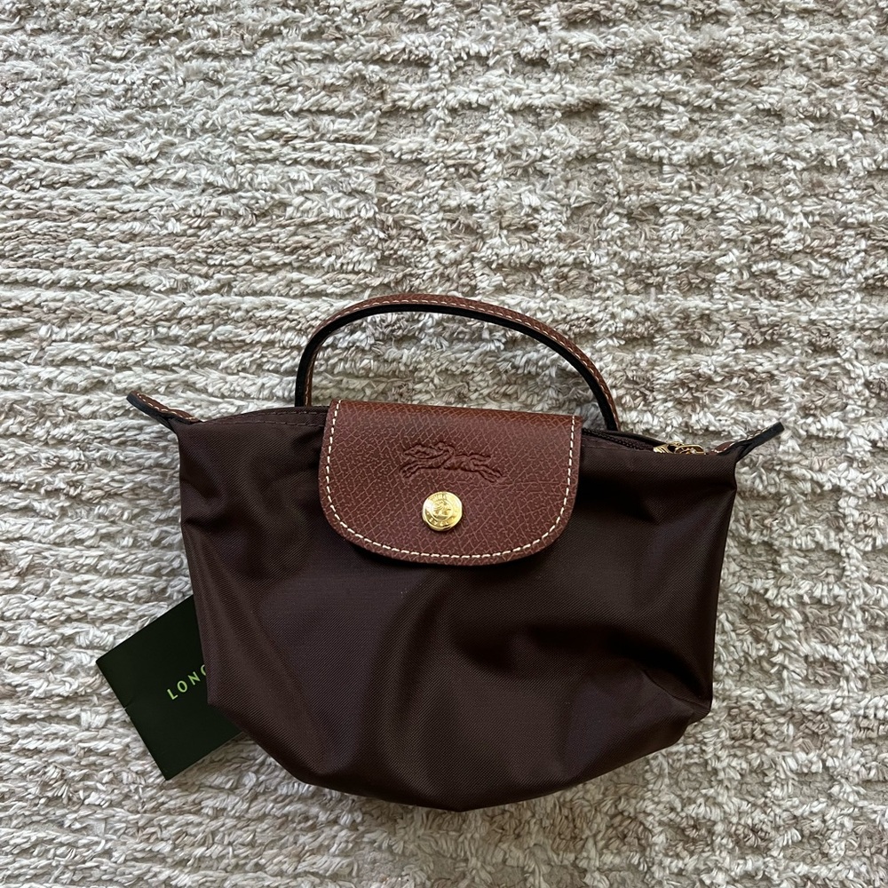 MINI LONGCHAMP EBONY
